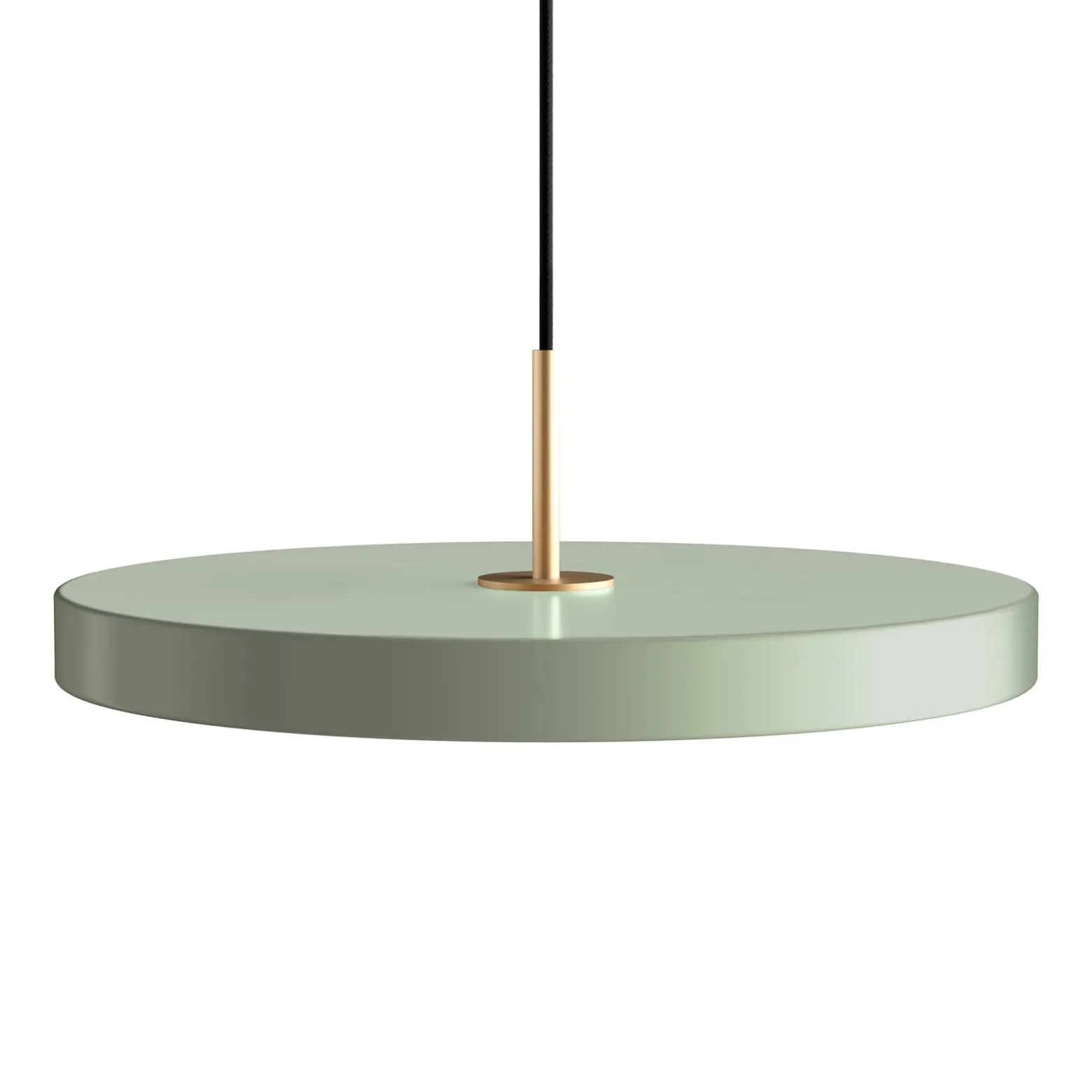 UMAGE LED-Hängelampe Asteria Medium hellgrün/messing Ø 43 cm