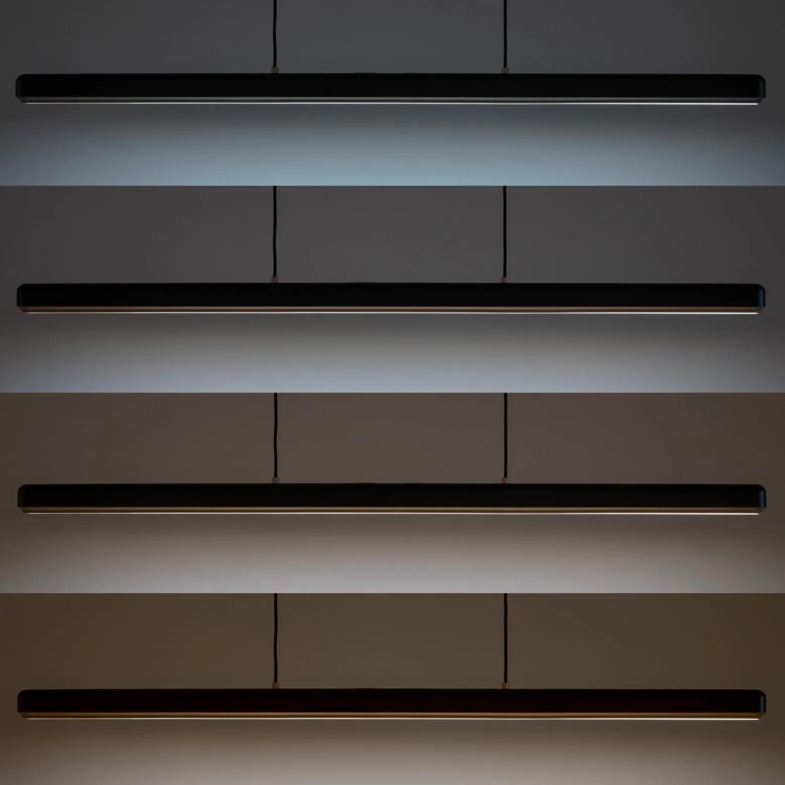 UMAGE LED-Hängelampe Hazel Branch, schwarz/stahl, 150 cm