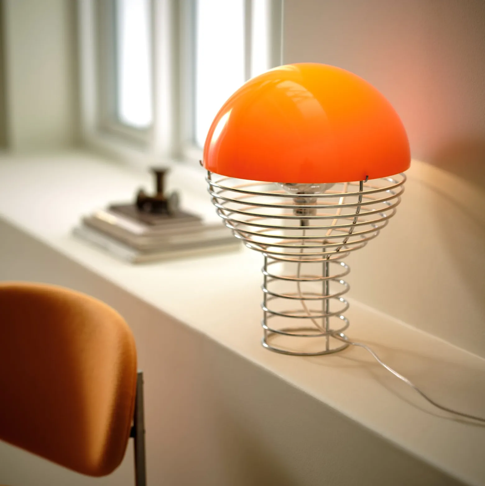 VERPAN Tischleuchte Wire Small, orange