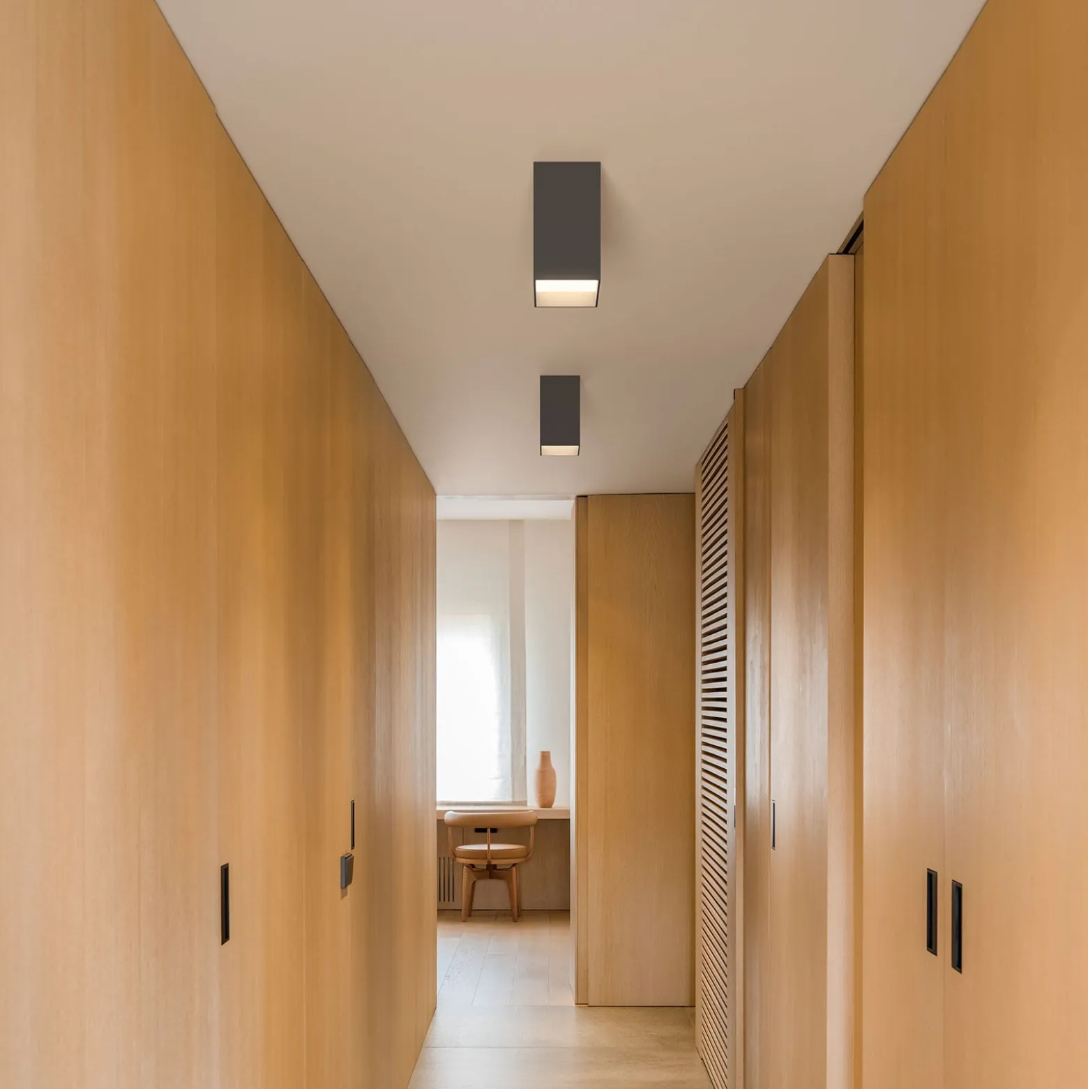 Vibia Structural 2630 Deckenlampe 18cm, dunkelgrau