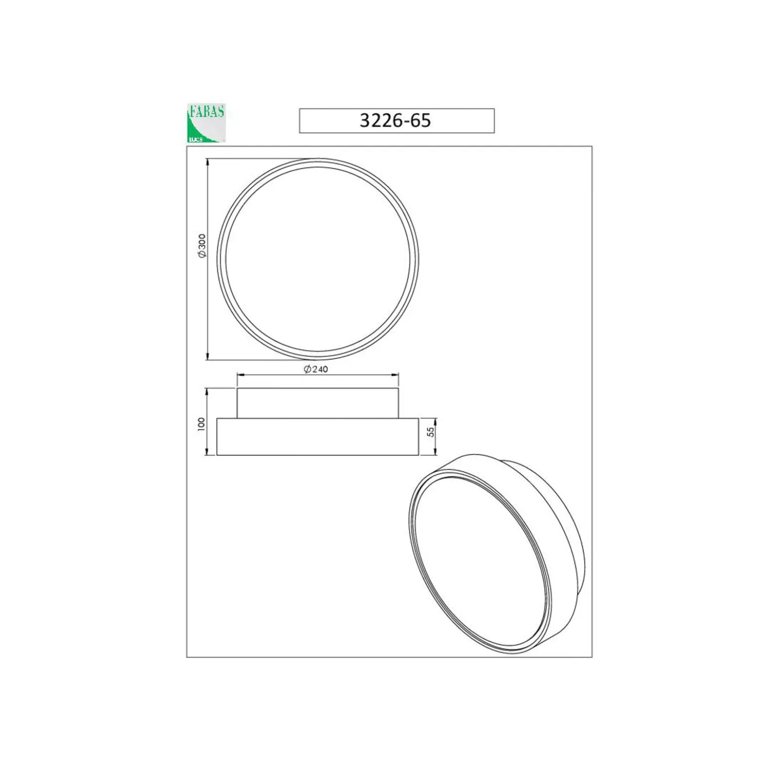 Wandleuchte Hatton, Ø 30 cm, Sensor, 2 x E27, weiß, IP65