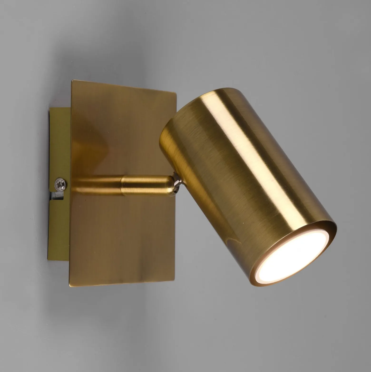 Wandspot Marley, altmessing