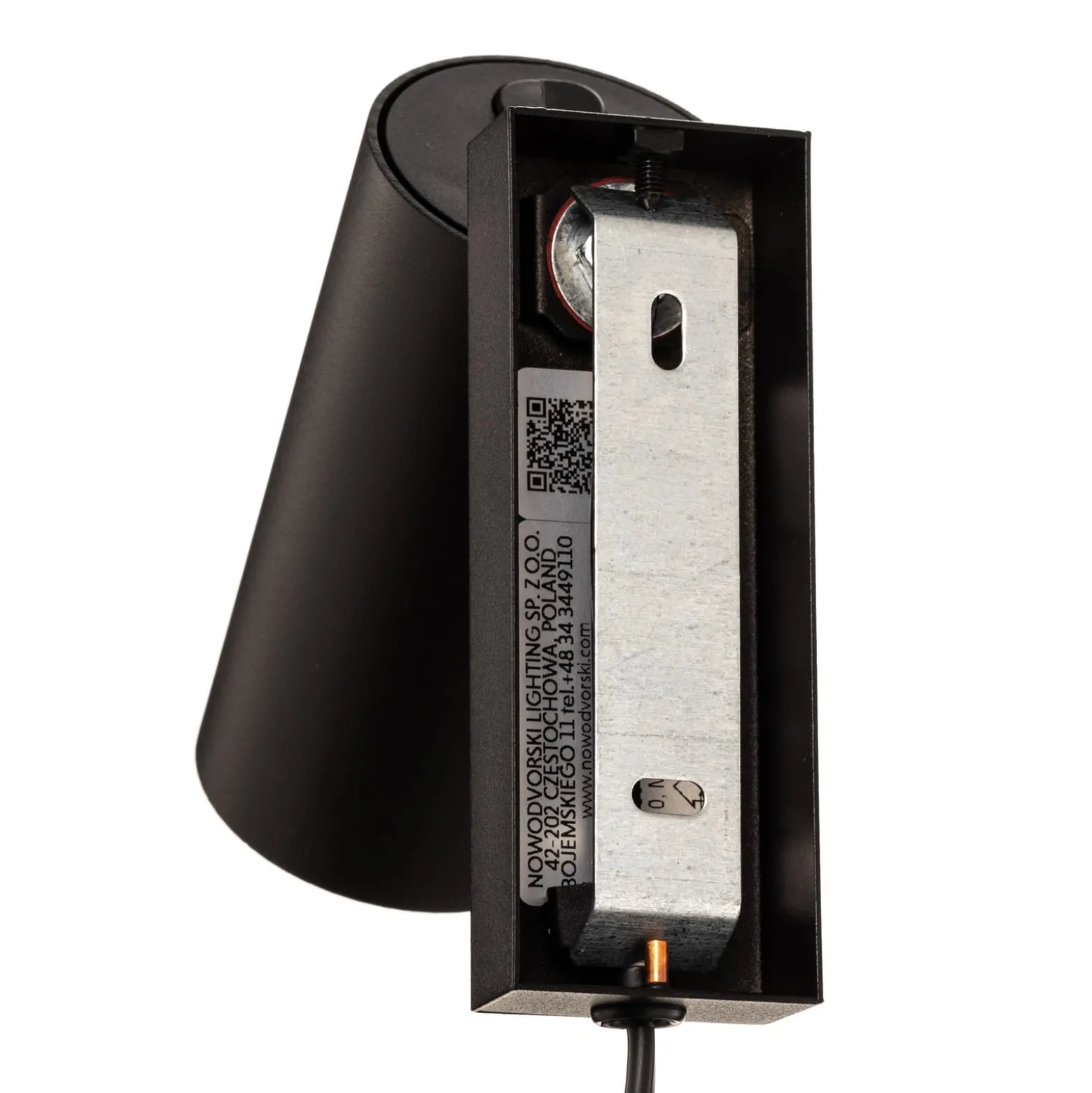 Wandstrahler Mono I mit Stecker schwarz