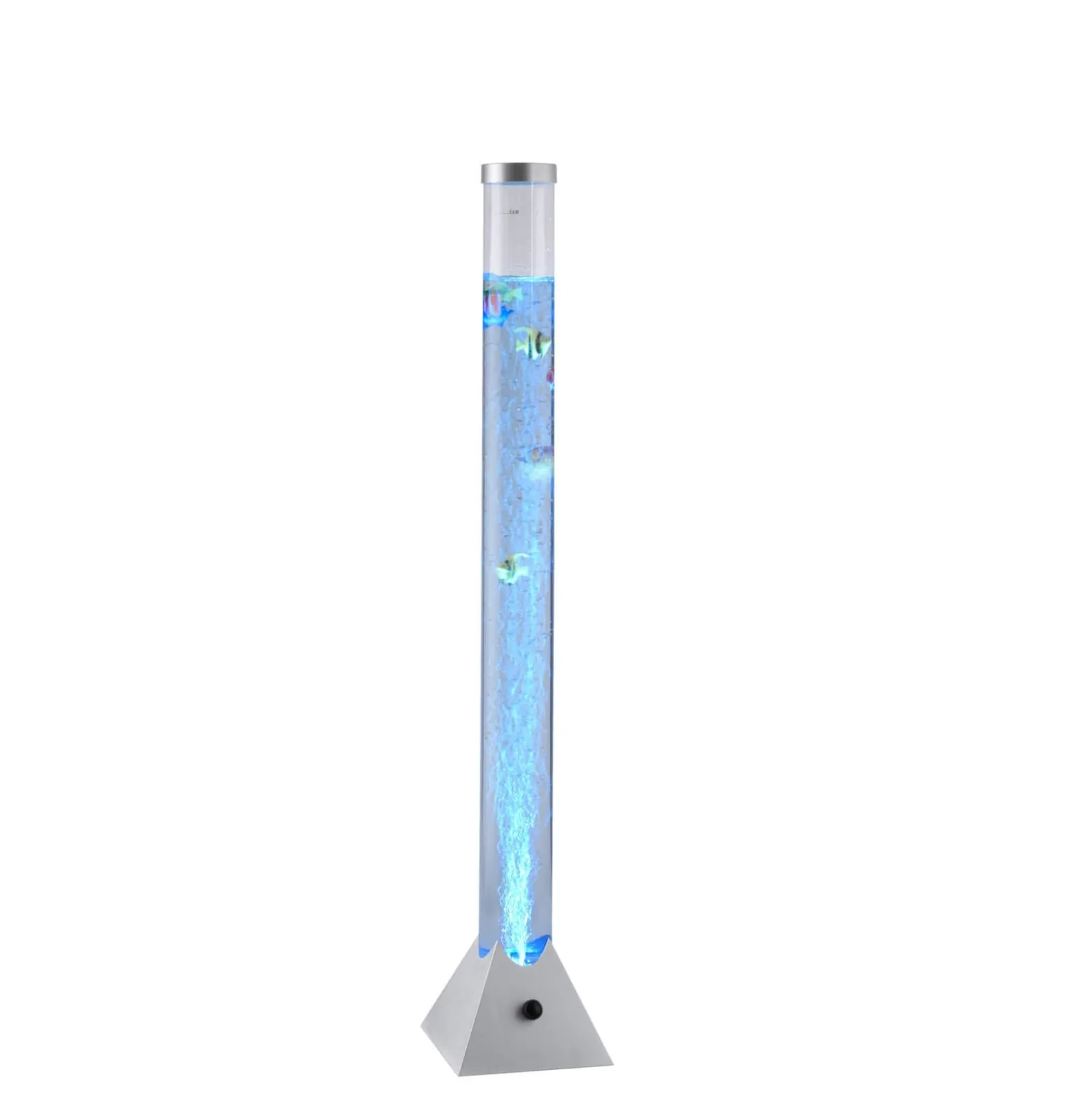 Wassersäule Ava mit LEDs und Fischen, Höhe 120cm