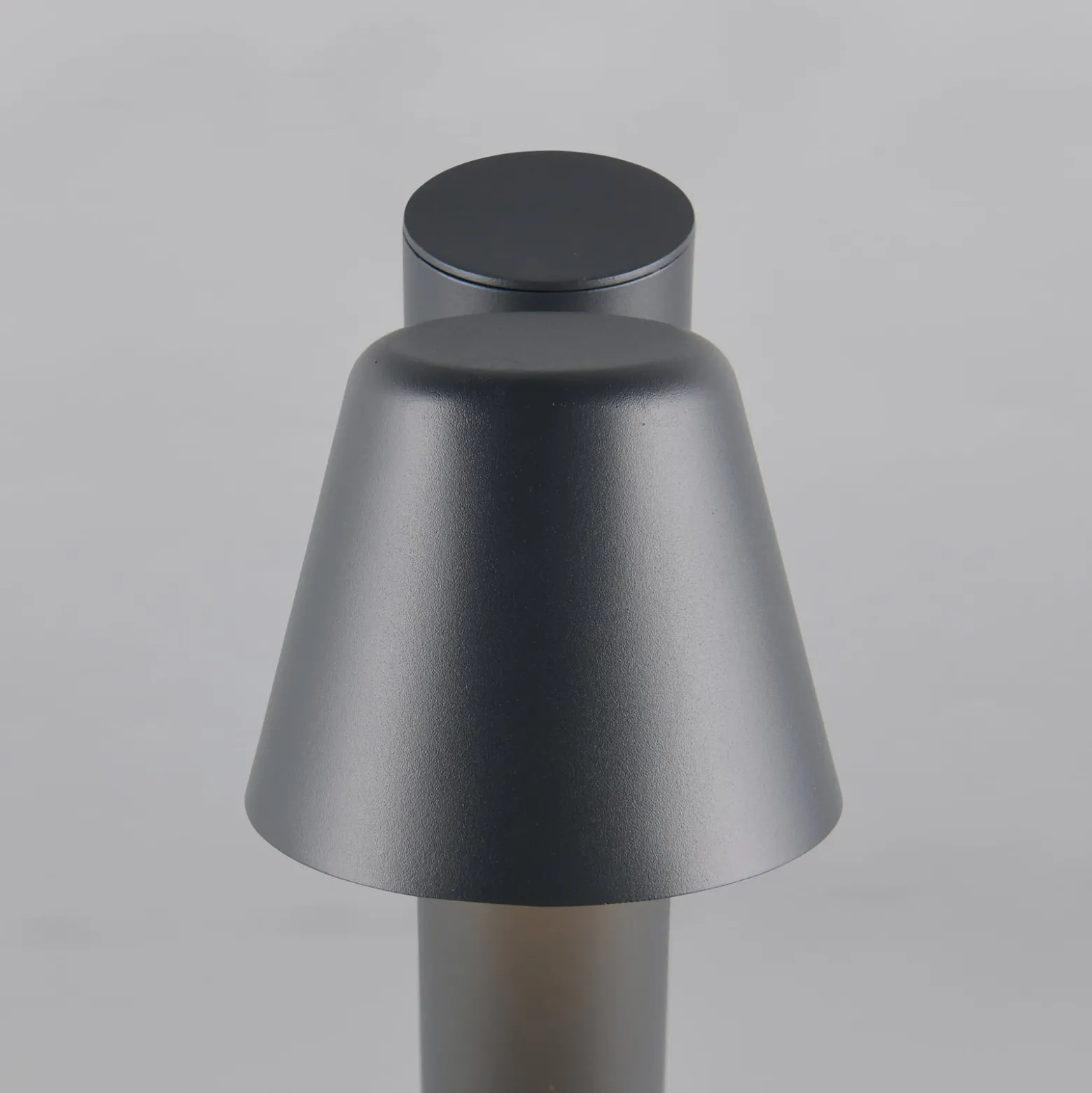 Wegelampe Beni, schwarz matt, Höhe 100 cm, Metall
