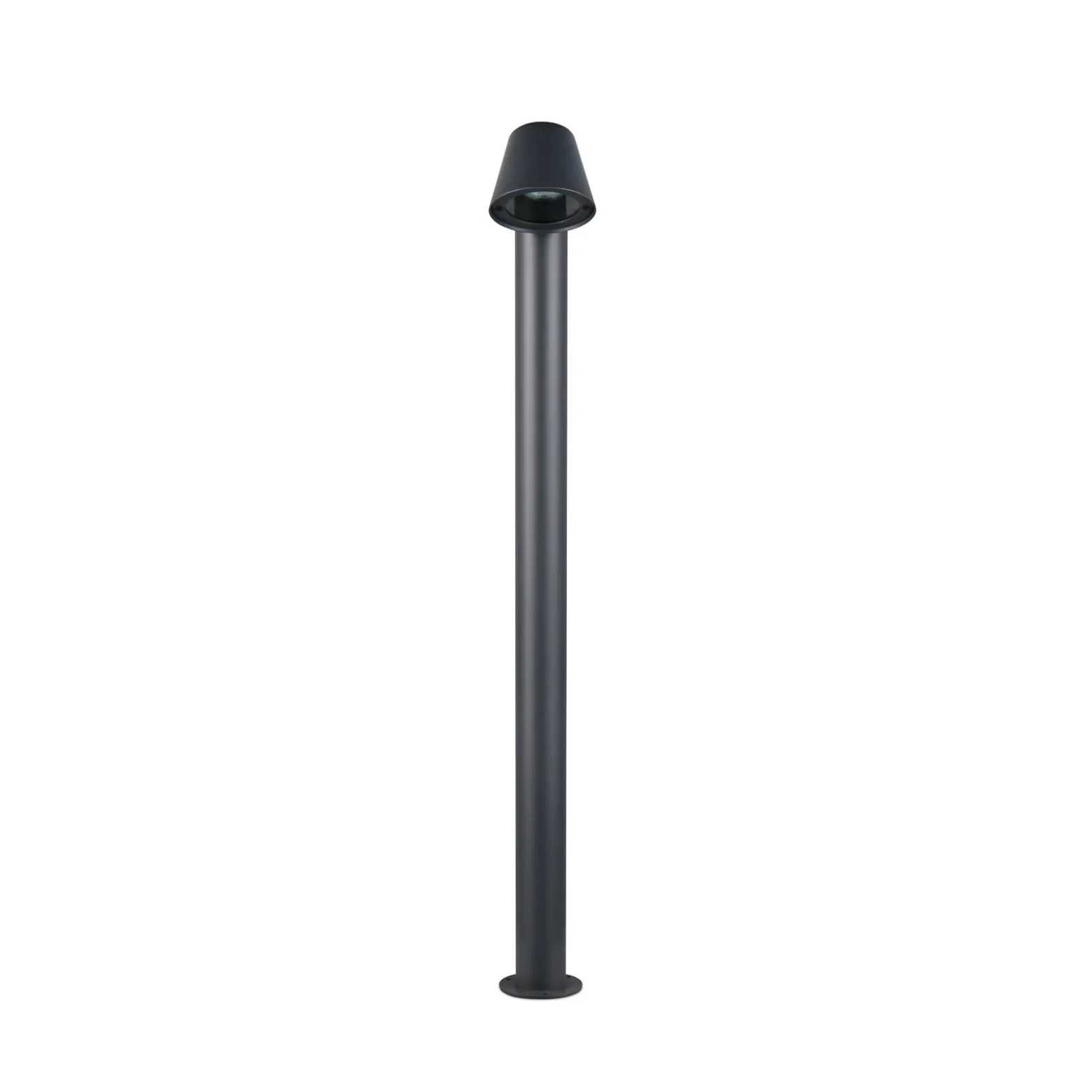 Wegelampe Beni, schwarz matt, Höhe 100 cm, Metall