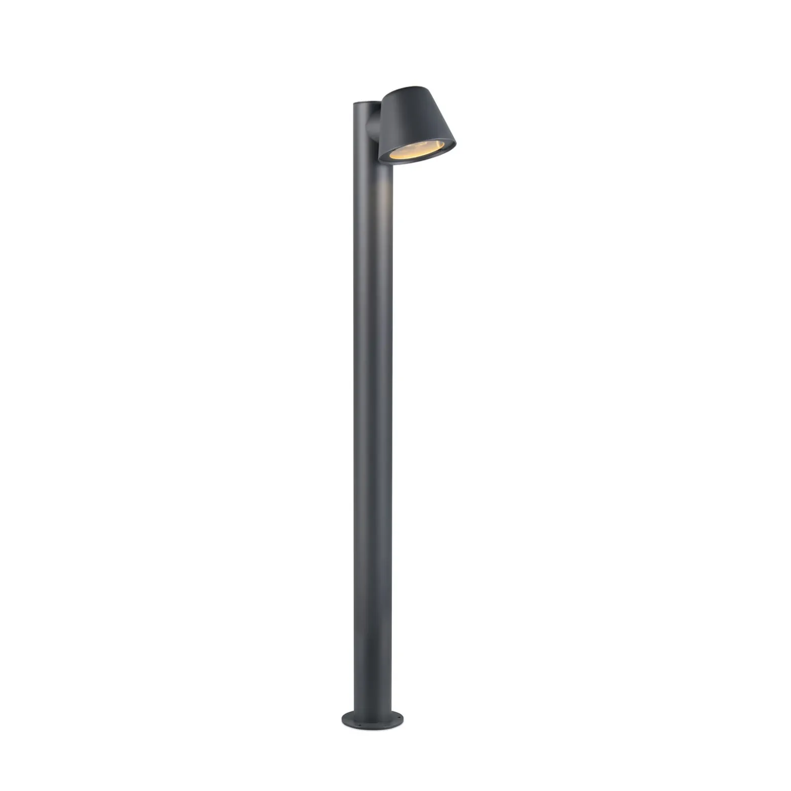 Wegelampe Beni, schwarz matt, Höhe 100 cm, Metall