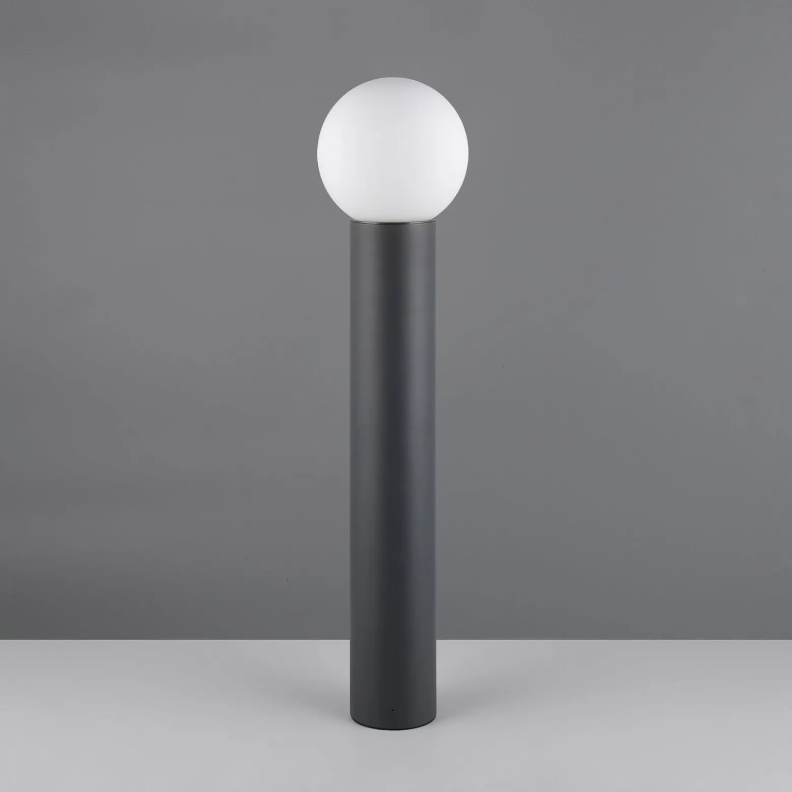 Wegelampe Mures, anthrazit, Höhe 80 cm, Metall