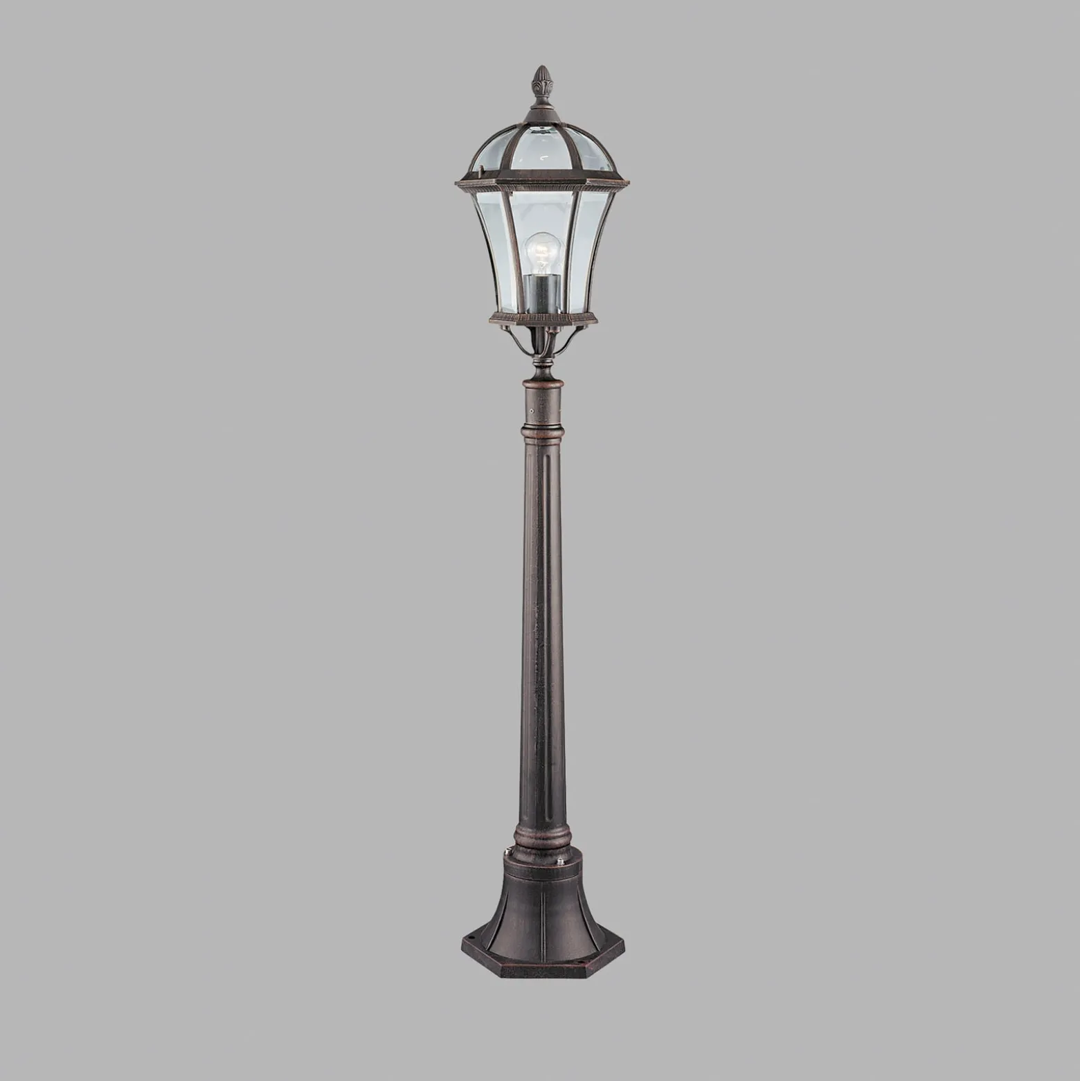 Wegeleuchte Capri aus Aluminium, einflammig
