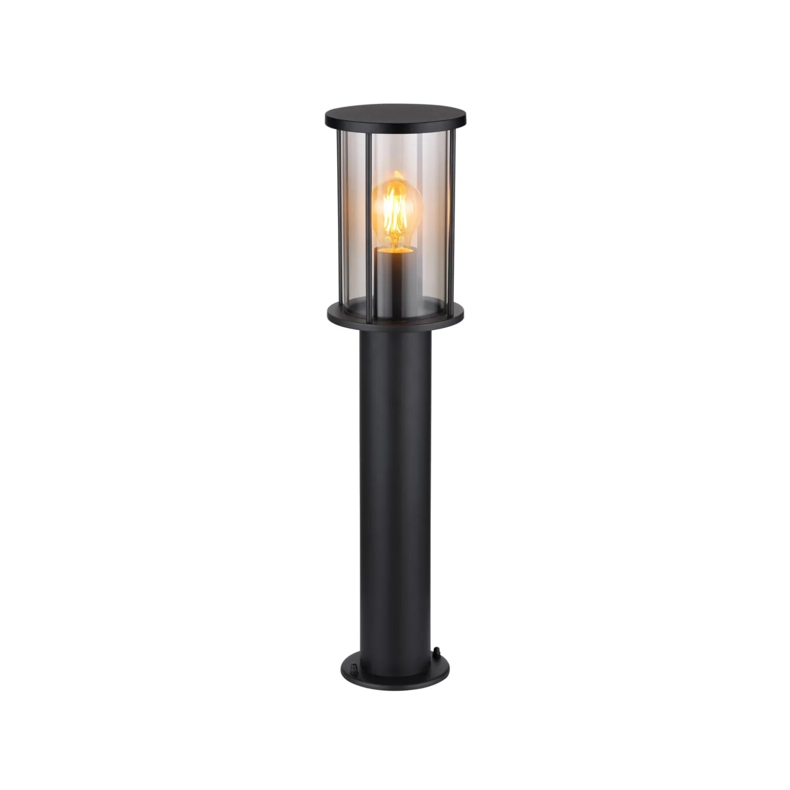 Wegeleuchte Gracey, Höhe 60 cm, schwarz, Edelstahl, IP54