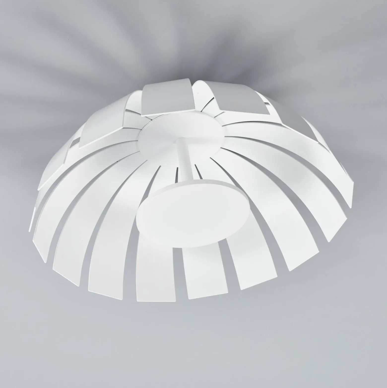 Weiße LED-Designer-Deckenleuchte Loto, 33 cm