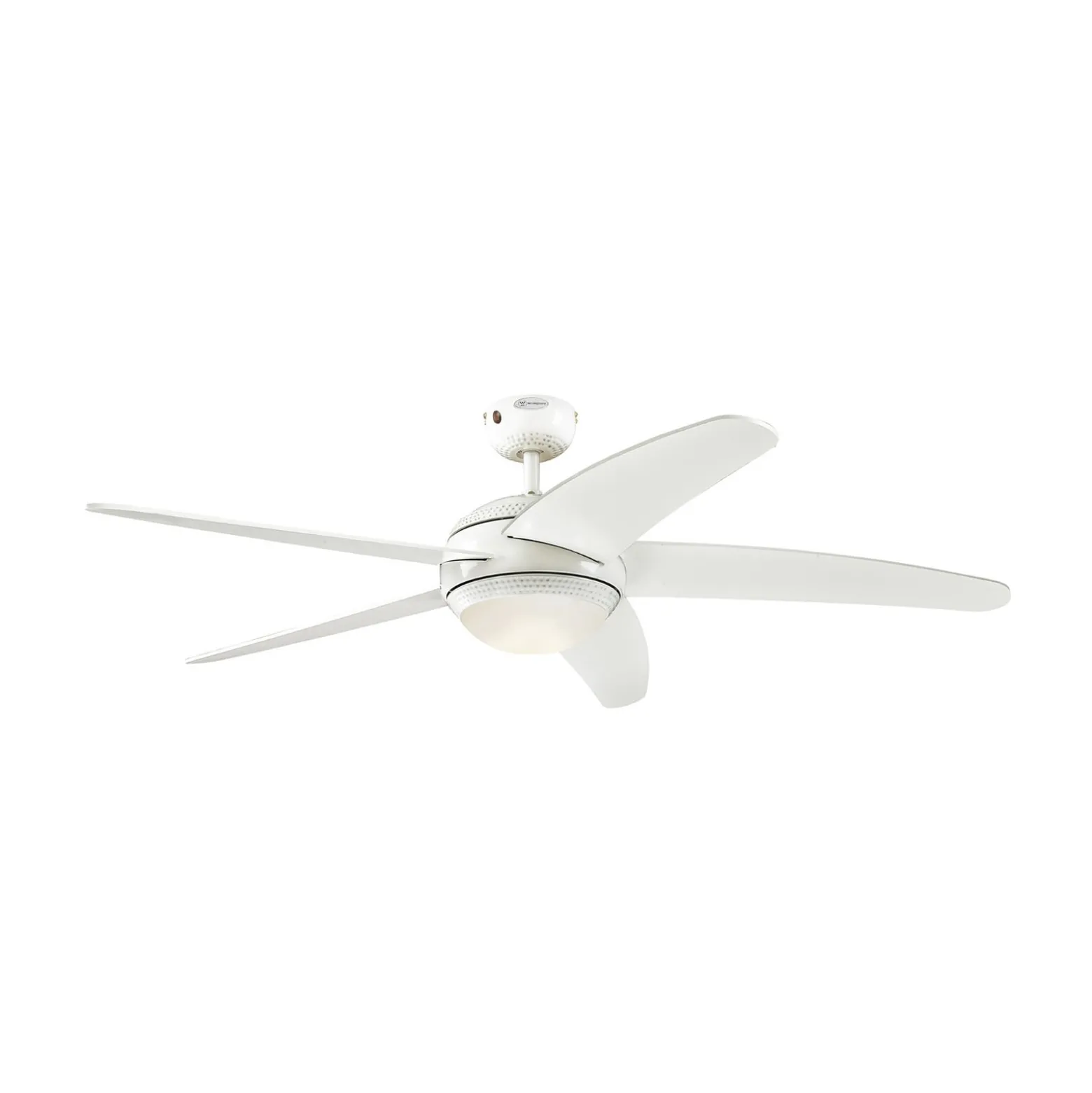 Westinghouse LED-Deckenventilator Bendan, weiß, leise