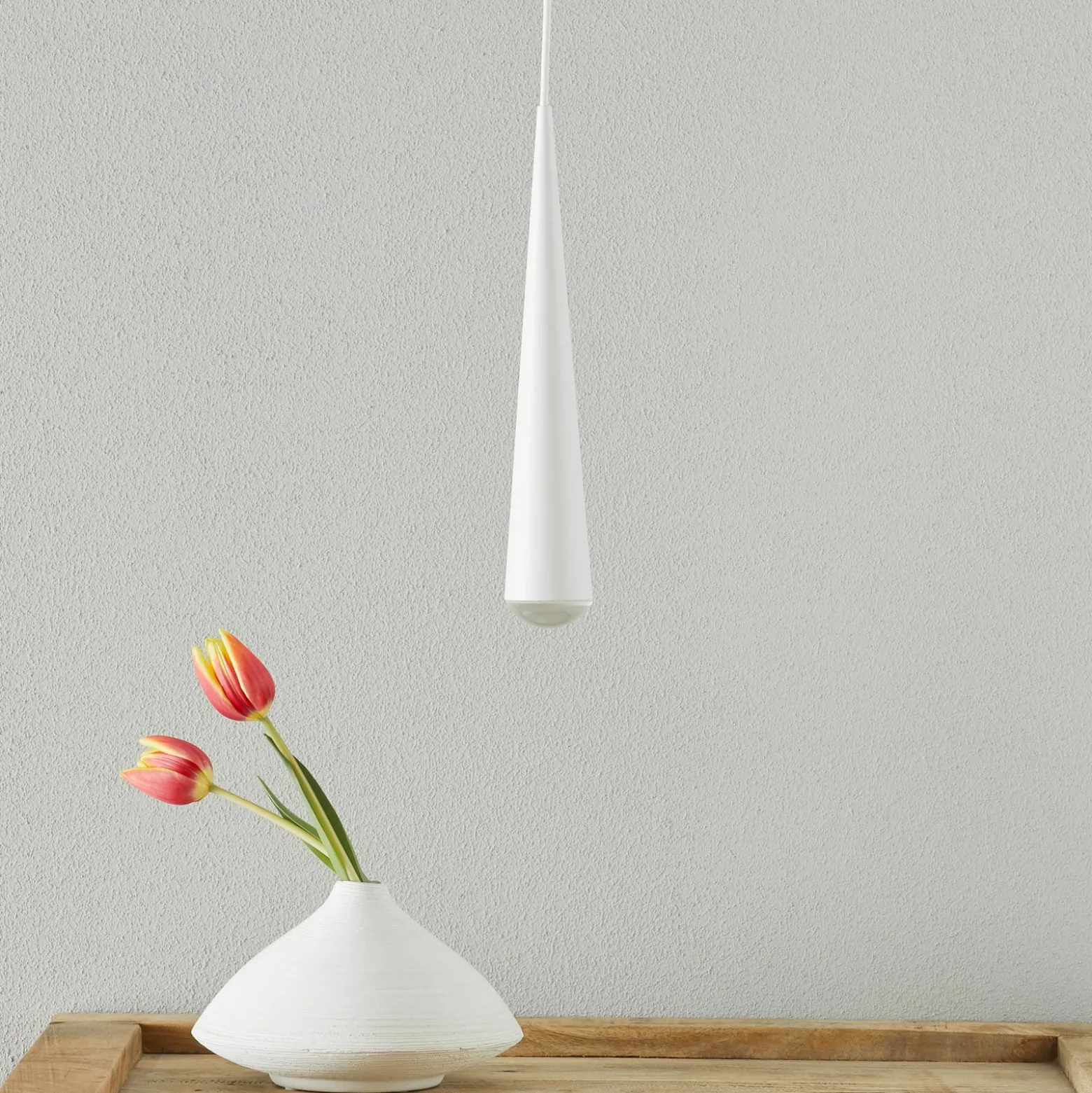 WEVER & DUCRÉ Cone LED-Hängelampe weiß