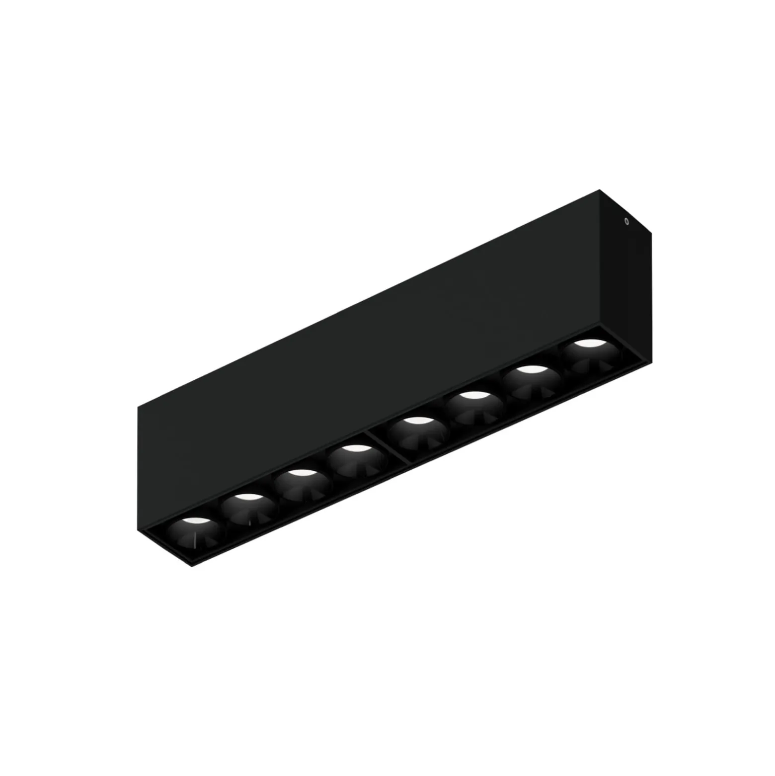 WEVER & DUCRÉ LED-Deckenlampe Linoo 8.0, schwarz matt Metall