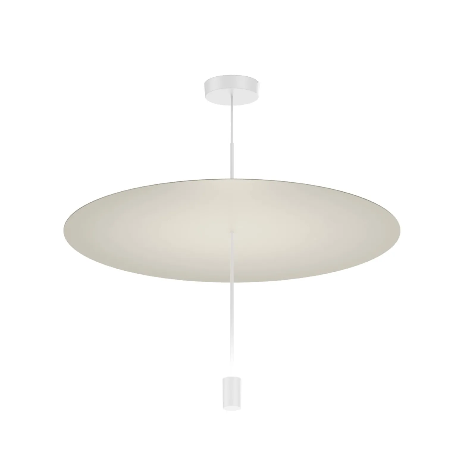 WEVER & DUCRÉ LED-Hängelampe Shedda Ø 70cm seidengrau 2700K