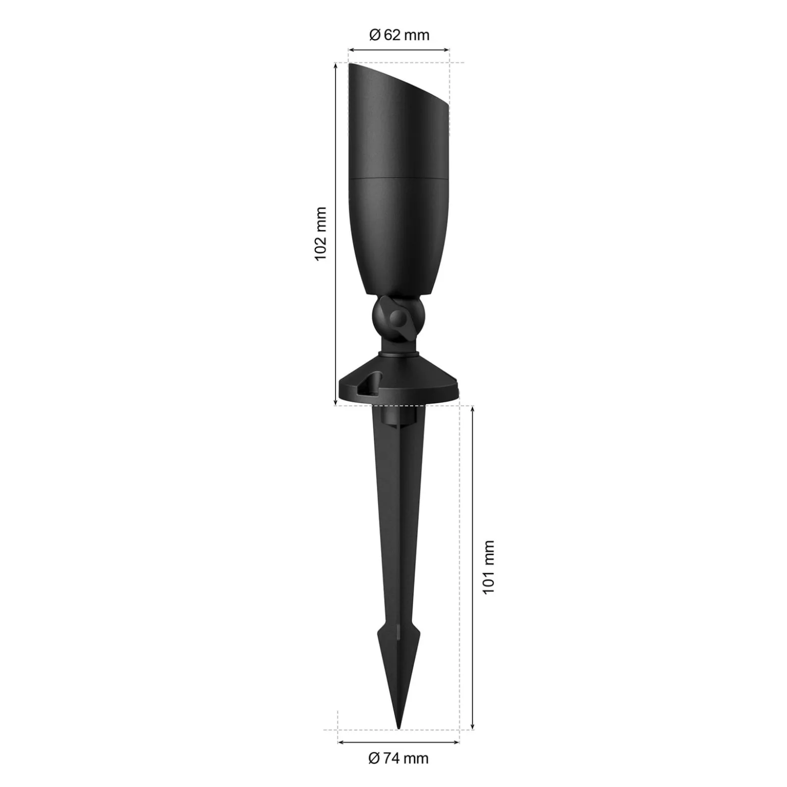 WiZ LED-Spot Ground Erweiterung Einzelpack